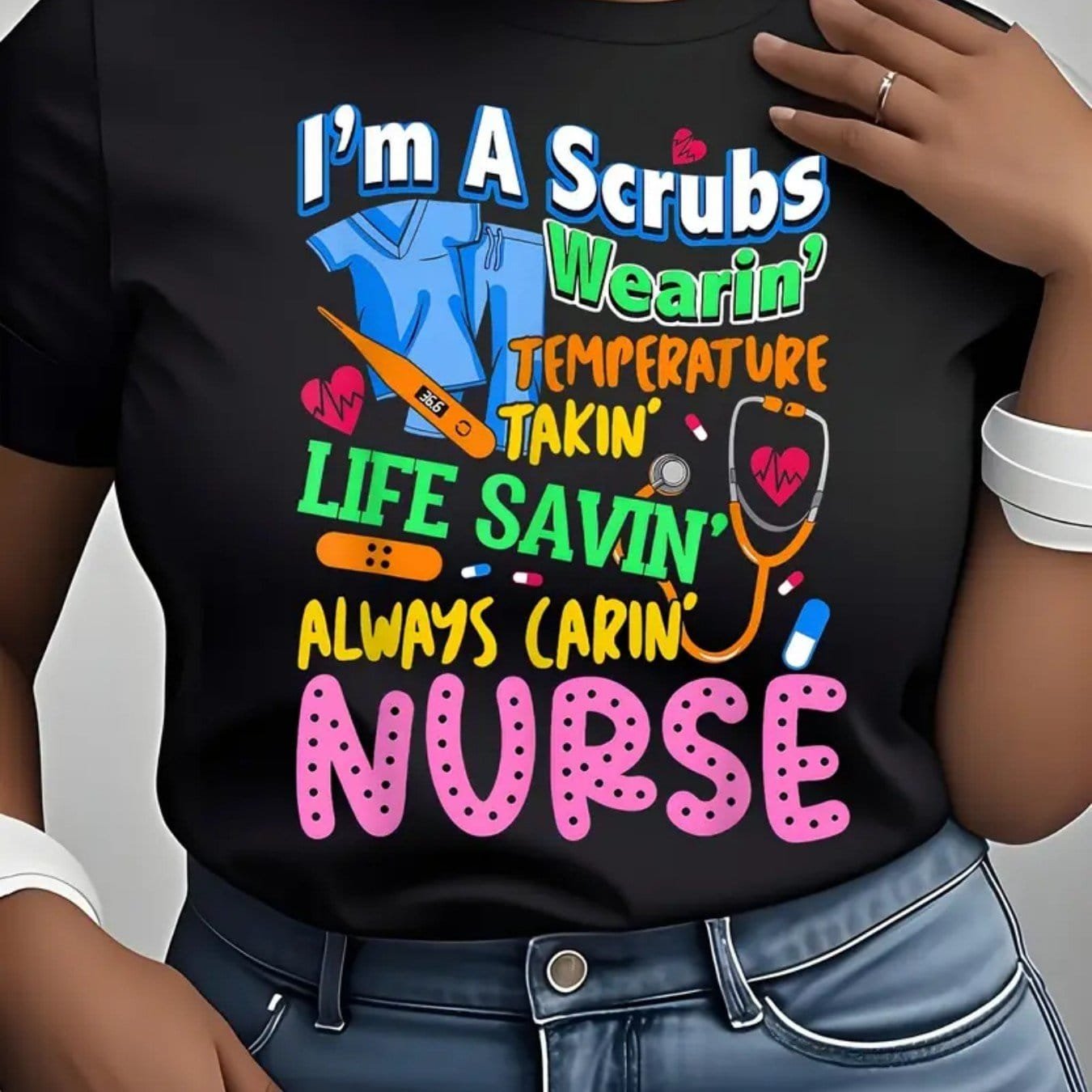 Women Colorful Short-Sleeve T-Shirt-Shirt, Casual Elegant Top Suitable for Spring Summer Casual Attire 100 - Color : Black - Size : XL